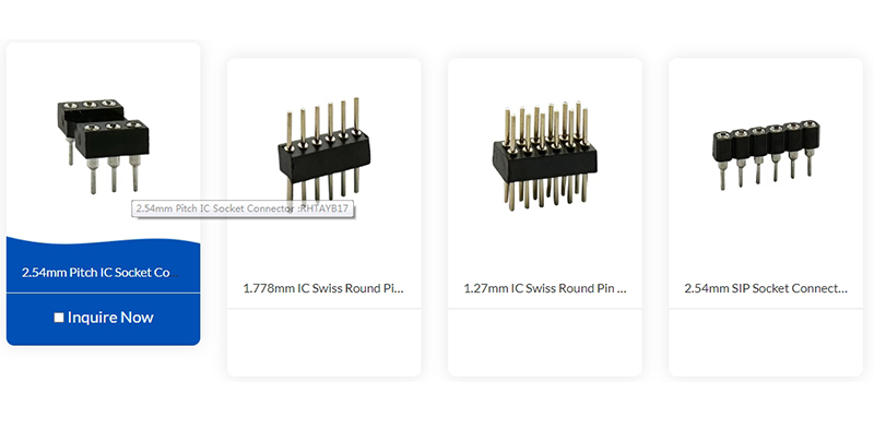 Ensuring Reliable Connections with RHT 2.54mm Pitch IC Socket Connectors