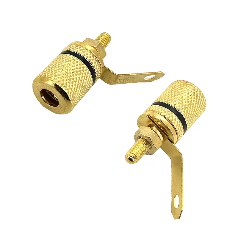 M4x26mm;Binding Post Connector, Gold Plated :RHTAYIP-011