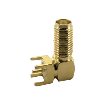 SMA-KWE-9 Compatible PCB Mount SMA Connector (Jack, Female,50Ω)：RHTAYMA006