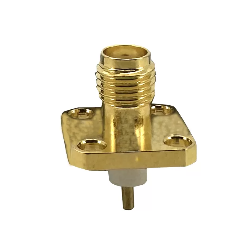 Panel Mount SMB Connector (Jack, Male,50Ω):RHTAYMB011