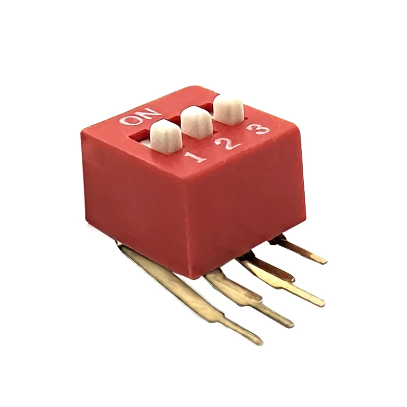 SPST Standary Right angle type dip switch 1~12pins:RHTGYAT