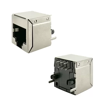 RJ12-6P6C Jack,with Shell:RHTLYC25-6P6C