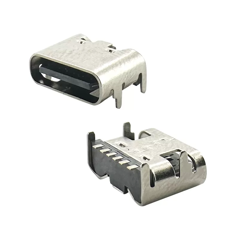 16P SMD L=7.35mm USB 3.1 type C connector female socket :RHTAY416