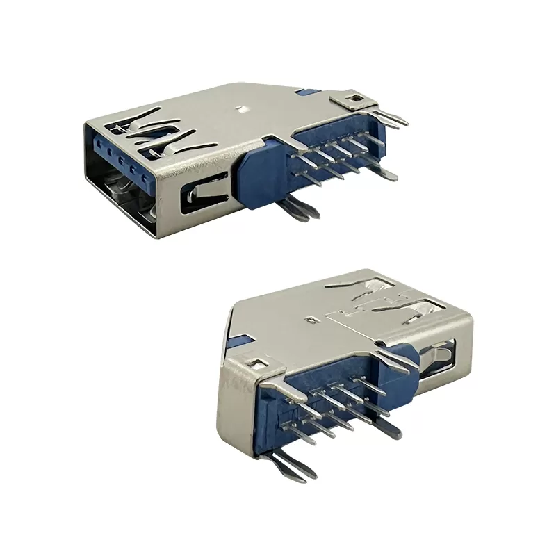 upright dip 90 A Female 9P USB 3.0 Connectors:RHTAY17