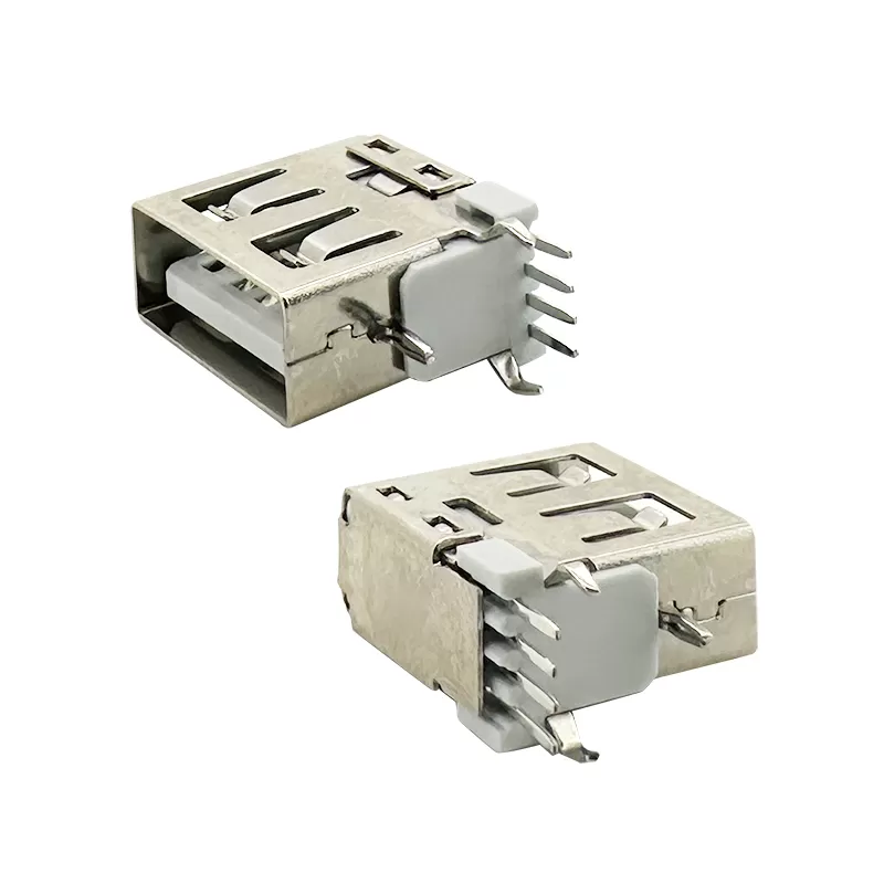 upright dip 90 A Female USB Connectors :RHTAY815