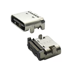 24P SMD L=7.9mm without plastic post USB 3.1 type C connector female socket :RHTAY405