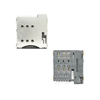 Micro SIM Card Connector PUSH PUSH 6P Or 6P 1PH1.35mm:RHTAYIM-069