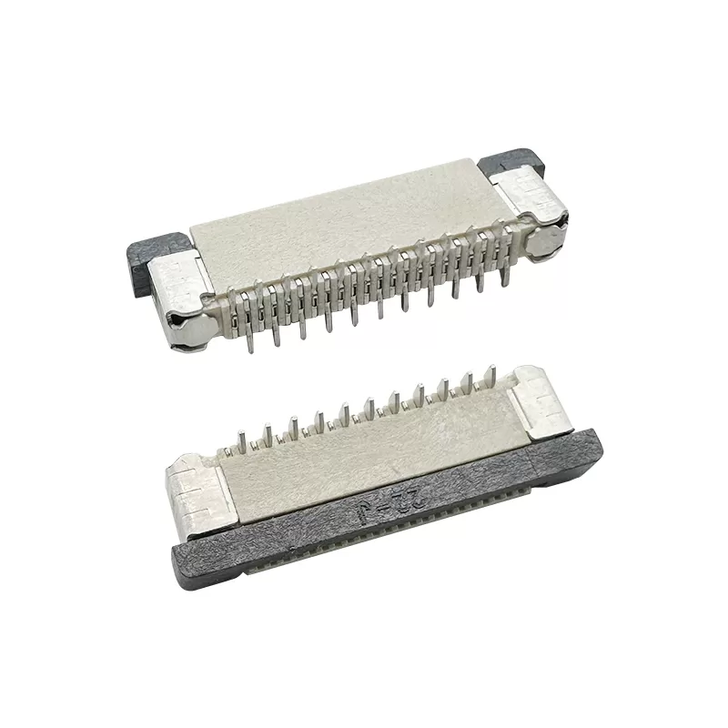 0.50mm fpc socket pcb smt 180 zif-lock H4.5mm FPC/FFC connectors :RHTAY242E-4.8