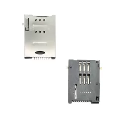 SIM Card Connector,PUSH PUSH,6P+2P,H1.85mm,without Post :RHTAYIM-030