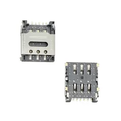 Nano SIM Card Connector,6Pin H1.4mm Hinged Type without CD Pin:RHTAYIM-077