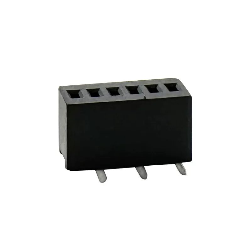 1.27mm Pitch Female Header Connector Height 5.7mm:RHTAY08C-5.7