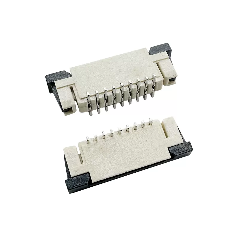 1.0mm smt 180 zif-lock H5.4mm FPC/FFC connectors :RHTAY240E-5.4