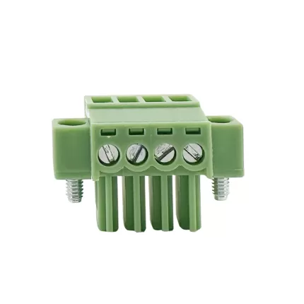 3.50mm & 3.81mm Male Pluggable terminal block With Fixed hole：RHTBYDCKM-3.50&3.81