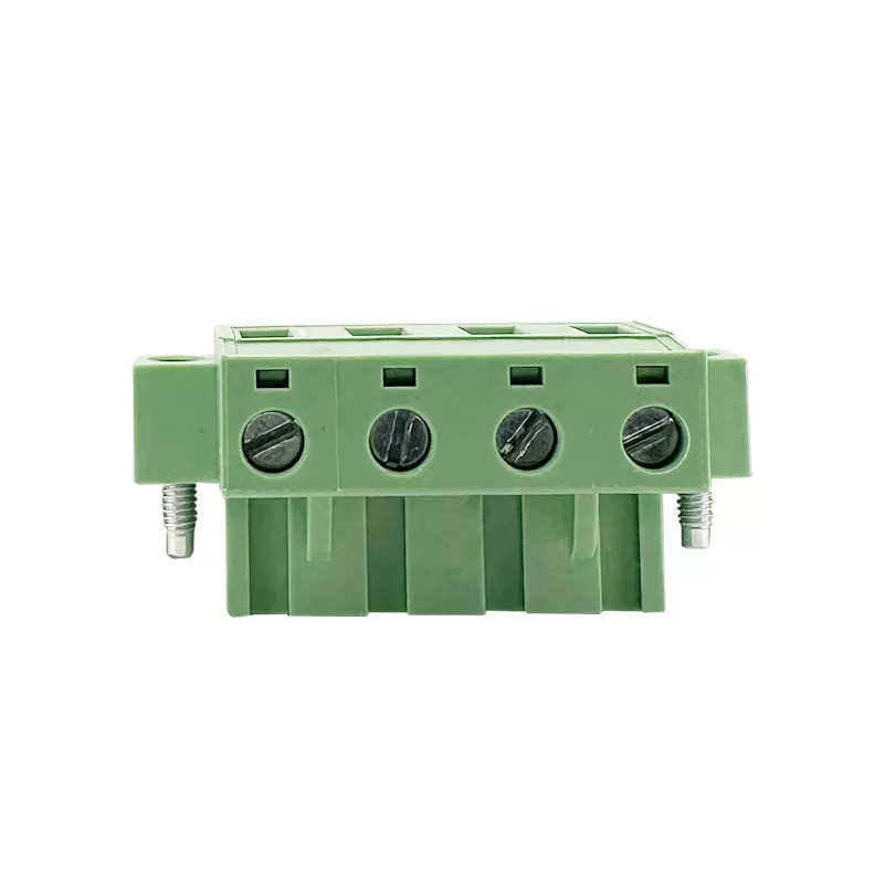 7.50mm & 7.62mm Male Plugg terminal block With Fixed hole：RHTBYDCKM-7.50&7.62