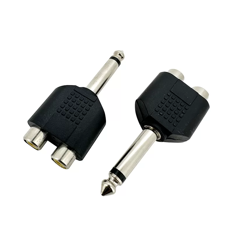 Mono Plug To RCA Jack x2 :RHTAYTJ-16