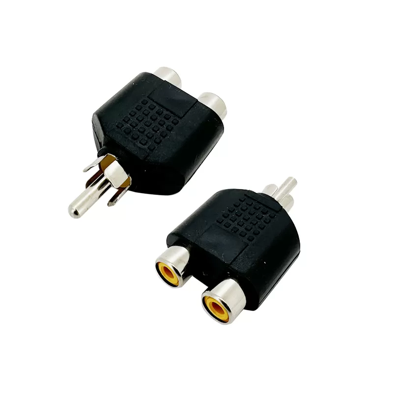 RCA Plug To RCA Jack x2:RHTAYTJ-17