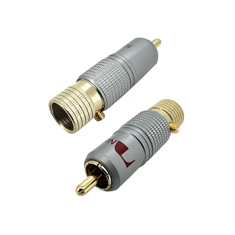 Gold RCA Phono Plug:RHTAYCA-PM08