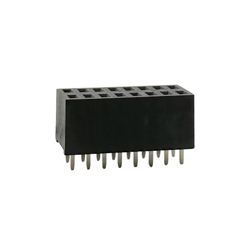 2.54mm Pitch Female Header Connector Height 4.5mm :RHTAY08Y-4.5