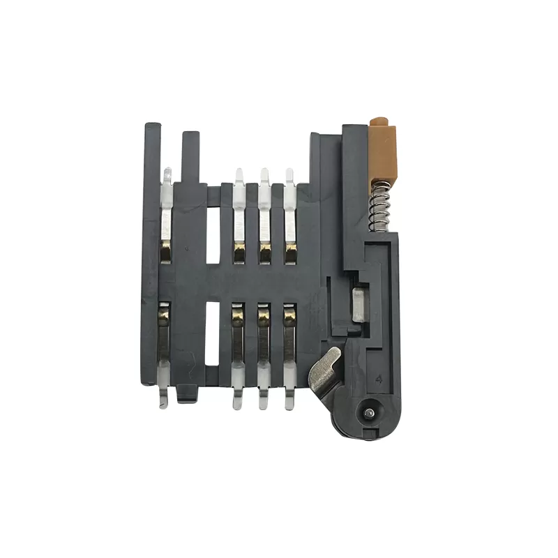 SIM CARD Connector  PUSH-PUSH R/A SMD ROHS:RHTAY66-SIM1005BH&RHTAY66-SIM1005BT