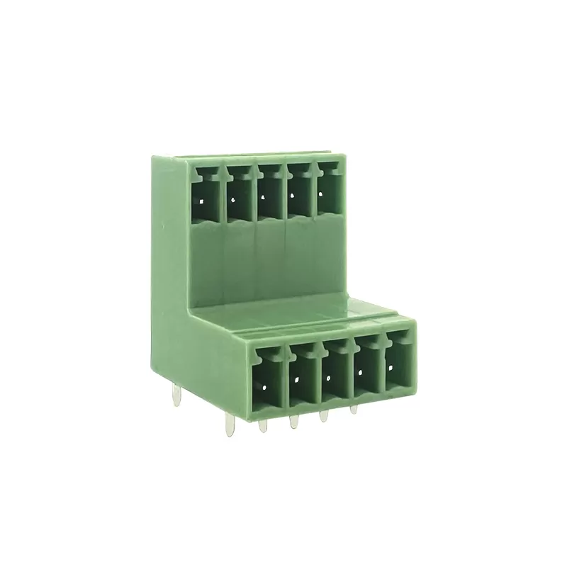 3.50mm & 3.81mm Female Pluggable terminal block Right Angle:RHTBYDBR-3.50&3.81