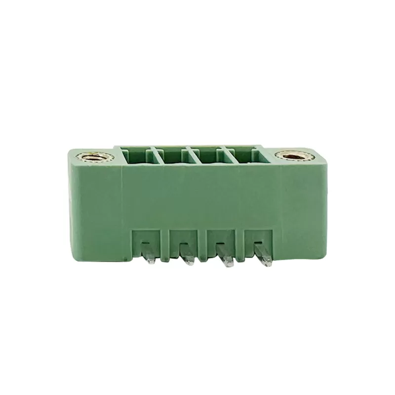 5.08mm Female Pluggable terminal block Right Angle With Fixed hole:RHTBYDKFRM-5.08