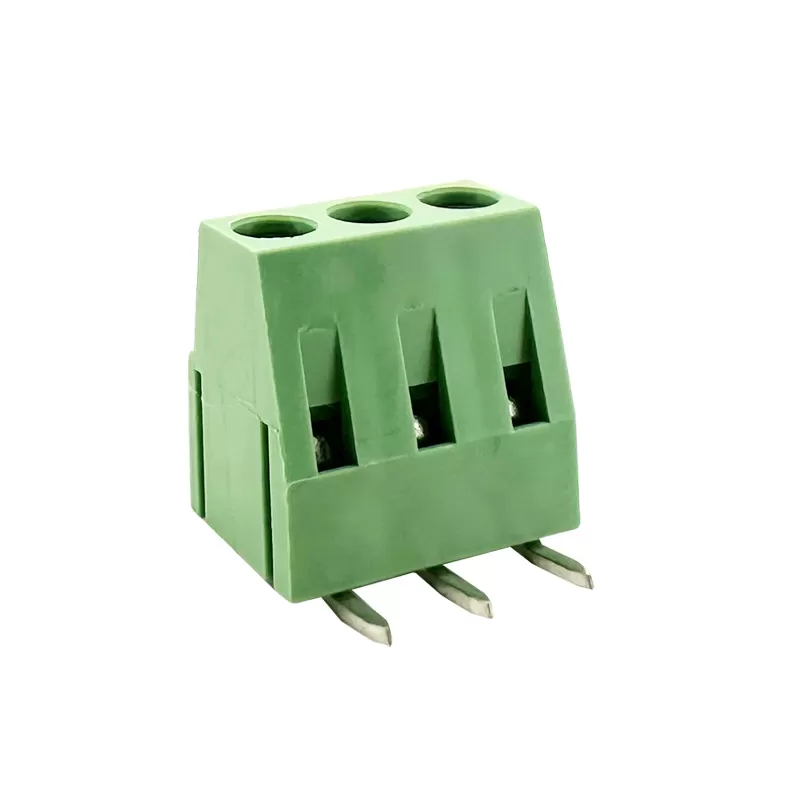 5.00mm Screw Terminal Block Rising clamp dip 90D:RHTBY28R-5.00